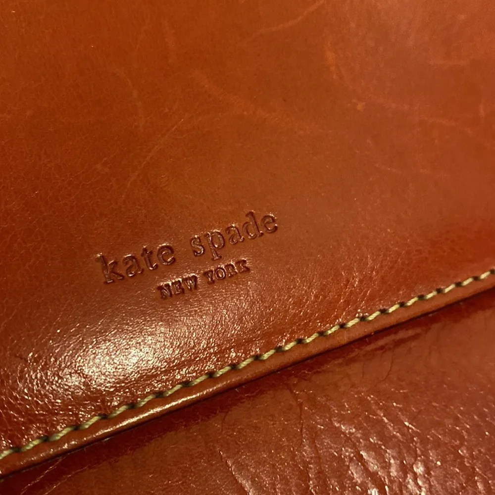 Kate Spade Elegant Red Leather Clutch / Shoulder bag . Made in Italy